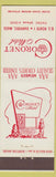 Matchbook Cover - Coronet Motel Danvers MA