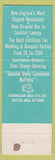 Matchbook Cover - Monticello Restaurant Framingham MA