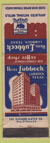 Matchbook Cover - Hotel Lubbock TX WEAR