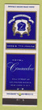 Matchbook Cover - Hotel Commodore New York City