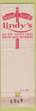 Matchbook Cover - Lindy's Restaurant New York City