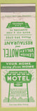 Matchbook Cover - Leigh Valley Motel Allentown PA
