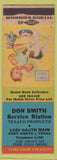 Matchbook Cover - Don Smith Texaco oil gas Forth Worth TX