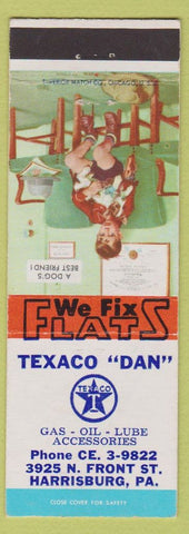 Matchbook Cover - Texaco Dan Harrisburg PA oil gas