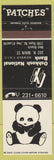 Matchbook Cover - Oshkosh National Bank WI panda bear