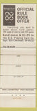Matchbook Cover - Bee Playing Cards