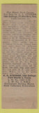 Matchbook Cover - Don Smith Texaco oil gas Forth Worth TX
