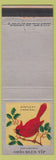 Matchbook Cover - Ohio Blue Tip Matches Kentucky Cardinal WEAR