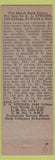 Matchbook Cover - Art Steiner Sales Advertising Fort Worth TX pinup