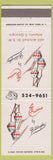 Matchbook Cover - La Cuisine by Billingsley Atlantic GA