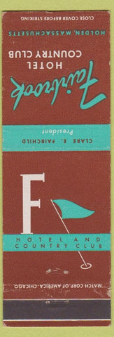 Matchbook Cover - Fairbrook Country Club Hotel Holden MA