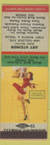 Matchbook Cover - Art Steiner Sales Advertising Fort Worth TX pinup WORN