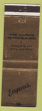 Matchbook Cover - Eugene's Springfield MA