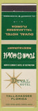Matchbook Cover - Duval Hotel Tallahassee FL