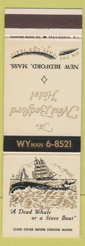 Matchbook Cover - New Bedford Hotel MA
