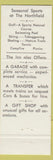 Matchbook Cover - Northfield Inn East Northfield MA