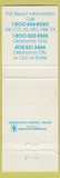 Matchbook Cover - Oklahoma Resort Tgourism WORN OK