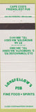 Matchbook Cover - Longfellow's Pub Brewster MA South Yarmouth