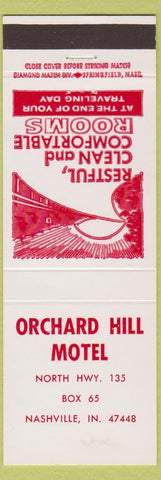 Matchbook Cover - Orchard Hill Motel Nashville IN