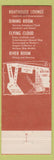 Matchbook Cover - Boston 1800 Flying Cloud MA WEAR