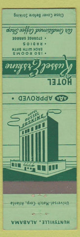 Matchbook Cover - Hotel Russel Erskine Huntsville AL