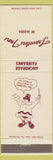 Matchbook Cover - Travelers Inns Anchorage Fairbanks AK