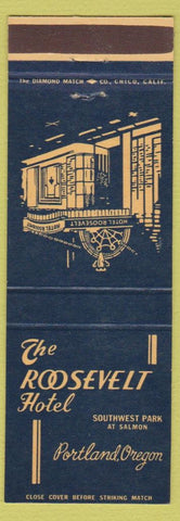 Matchbook Cover - Roosevelt Hotel Portland OR