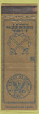 Matchbook Cover - US Naval Receiving Station Brooklyn NY WEAR
