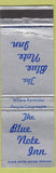 Matchbook Cover - The Blue Note Inn Delaware Water Gap PA