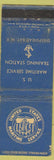Matchbook Cover - United States Maritime Service Sheepshead Bay NY POOR