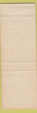 Matchbook Cover - Prince Hotel Bismarck ND