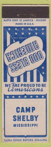 Matchbook Cover - Camp Shelby MS WWII