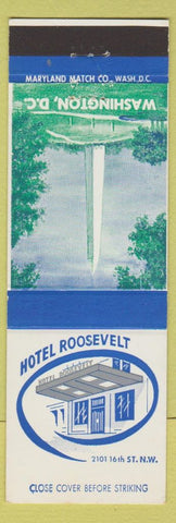 Matchbook Cover - Hotel Roosevelt Washington DC