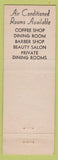 Matchbook Cover - Claridge Hotel ST Louis MO