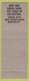 Matchbook Cover - New Hoffman Hotel Bedford PA