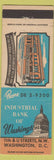 Matchbook Cover - Industrial Bank of Washington DC