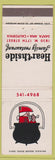 Matchbook Cover - Hearthside Family Restaurant Santa Ana CA