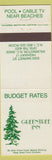 Matchbook Cover - Greentree Inn Wilmington NC