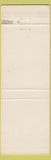 Matchbook Cover - Wentworth Hall Jackson NH WEAR
