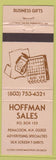 Matchbook Cover - Hoffman Sales Advertising Penacook NH