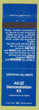 Matchbook Cover - Perkin Elmer AD2Z Demo Kit scale?