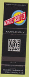 Matchbook Cover - Abbe Ville Press Matchbook Art book Close Cover