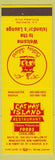 Matchbook Cover - Cathay Island Restaurant Nashua NH Polynesian