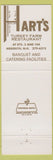 Matchbook Cover - Hart's Restaurant Wild Turkey Roost Meredith NH
