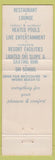 Matchbook Cover - Shangri La Resort Motel Weirs Beach Laconia NH