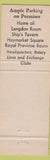 Matchbook Cover - Rockingham Hotel Portsmouth NH