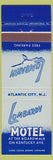 Matchbook Cover - Lombardy Motel Atlantic City NH