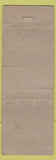 Matchbook Cover - United States Army military Damp Matches WEAR