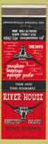 Matchbook Cover - River House Supper Club Brooklyn Park MN
