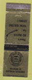Matchbook Cover - Total Electric electricity?